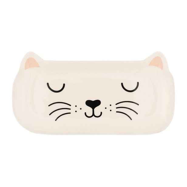 Keramický dekorační tác 17,5x9 cm Cat – Sass & Belle