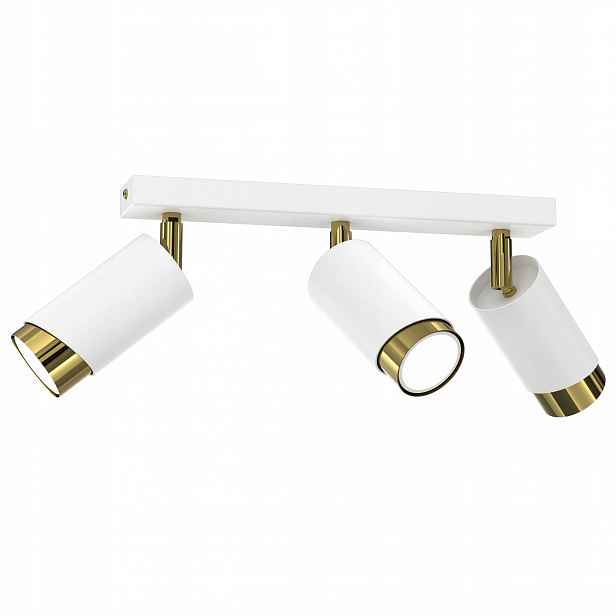 Stropní Svítidlo Stropní Svítidlo Trubice Kov GU10 Loft Spot Bílá Gold Sopel