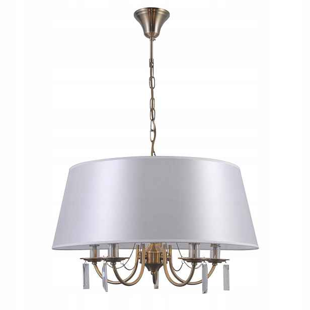 Závěsná lampa Italux Solana Led klasická hnědá