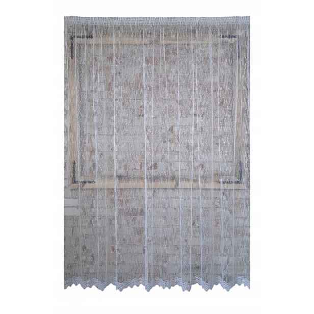 Hotová záclona 500x230, balkon „pruh-síť“