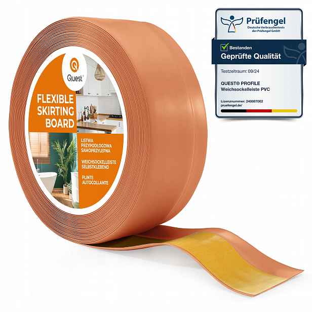 Podlahová lišta samolepicí Pvc 50x20mm cihlová 25 m I flexibilní
