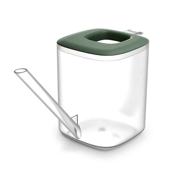 Prosperplast Plastová konvička TUBIOS transparentní/tmavě zelená, varianta 1,6 l