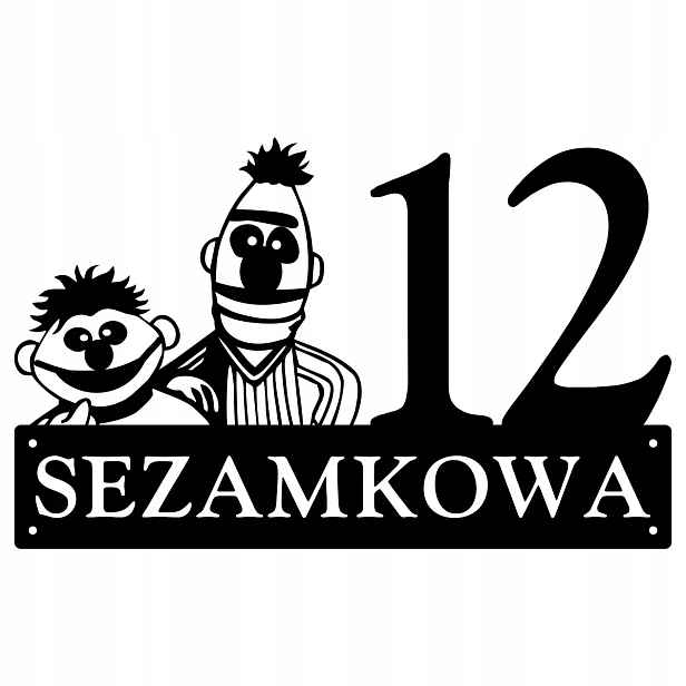 Číslo Na Dům 48 cm Tabule Adresa Ocel 2 mm Grafika 139