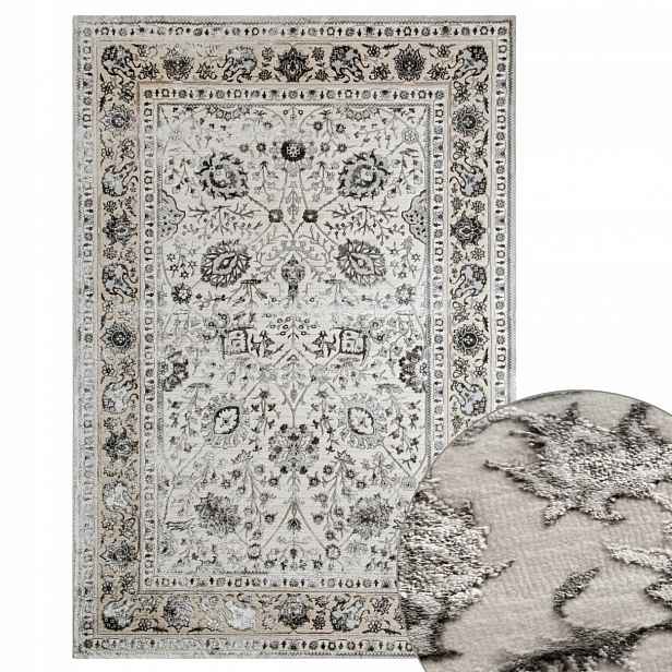 Koberec Viana Béžový 80X150 CM do obývacího pokoje ložnice, klasický vintage vzor