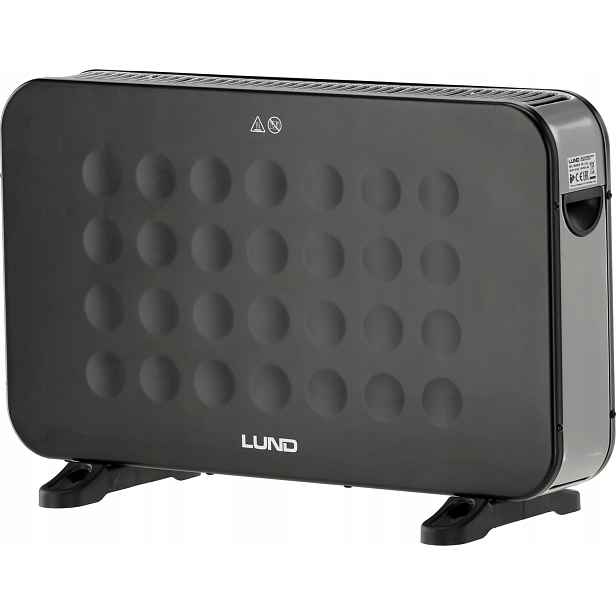 Lund konvektorový ohřívač 2000 W černý 68651