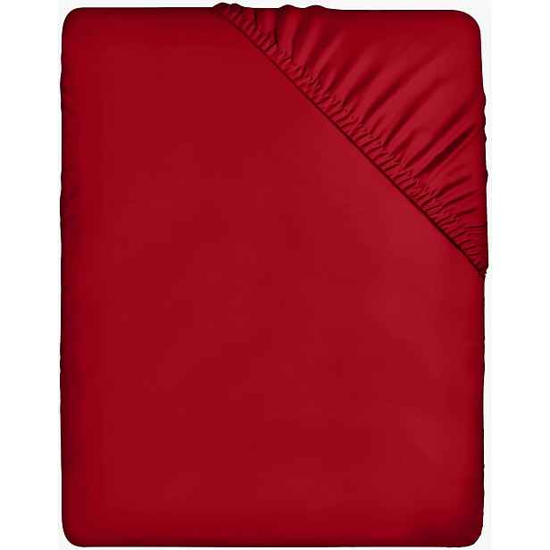 Prostěradlo s gumičkou (Utopia Bedding) z mikrovlákna 90 x 200 cm, červené
