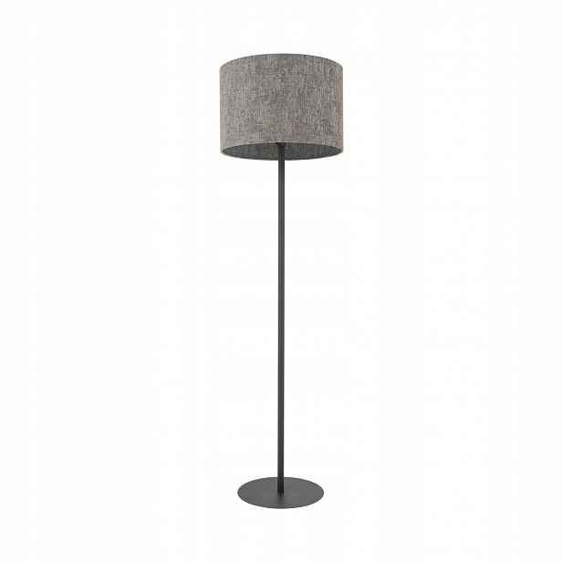 Šedá podlahová lampa Lago do obývacího pokoje ložnice Nowodvorski
