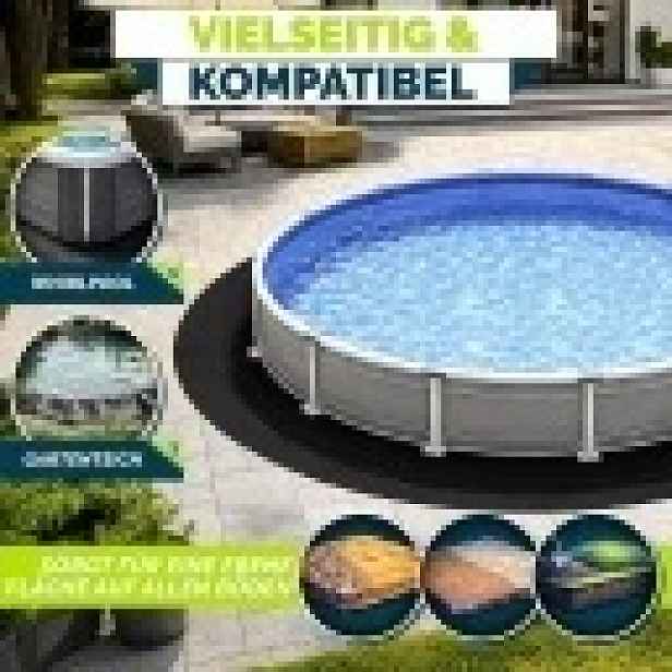 tillvex Kulatá podložka pod bazén prémiové třídy, 270 cm, geotextilie