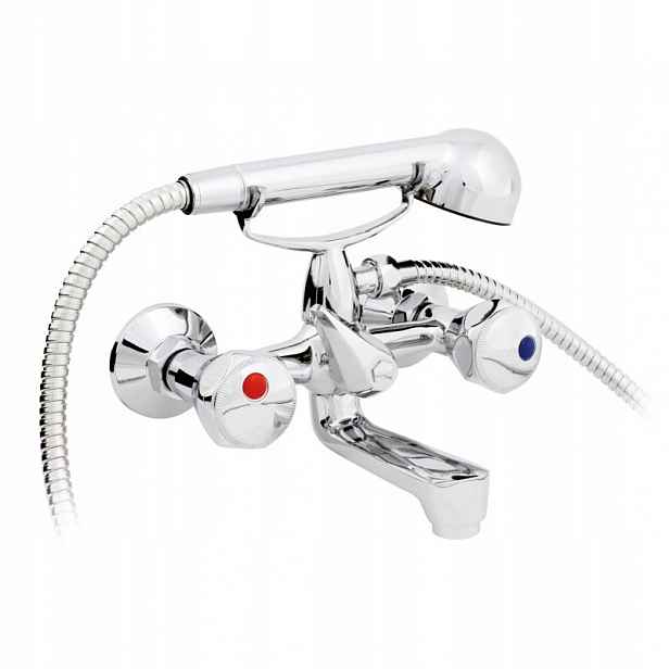 Vanová baterie Sprchová Tryska nástěnná Hydroland Standard chrom Koupelna
