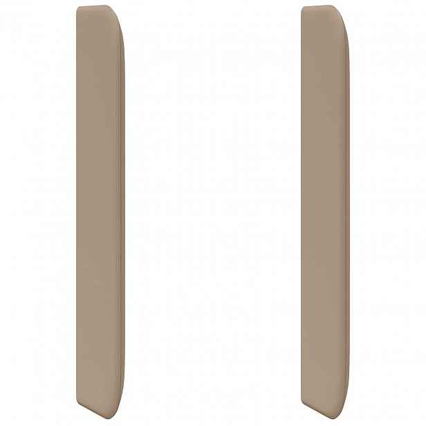 vidaXL Uši čela postele Hnědá 80 x 16 x 4 cm PVC