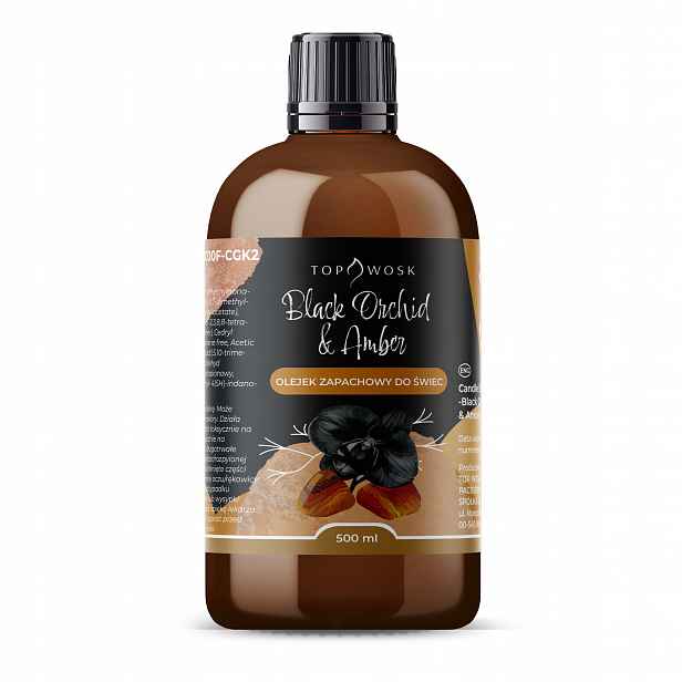 Vonný olej na svíčky Black Orchid & Amber 500 ml, vůně do vosku
