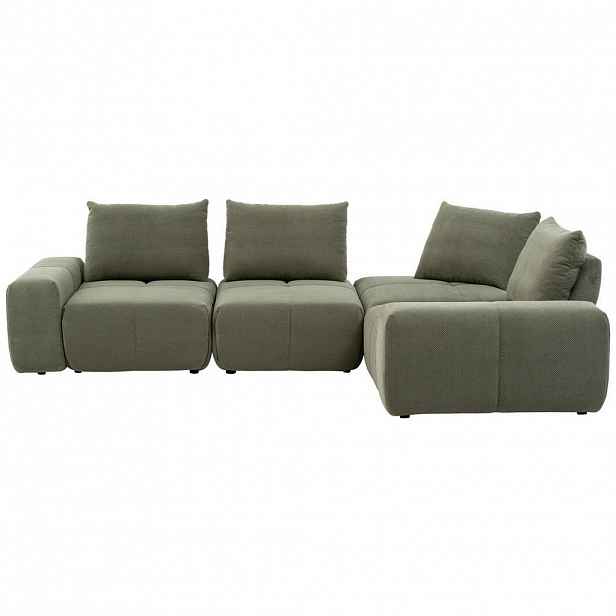 Xora SEDACÍ SOUPRAVA, textil, olivově zelená