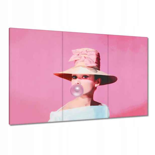 Obrazy 120x80 Audrey Hepburnová Balonová