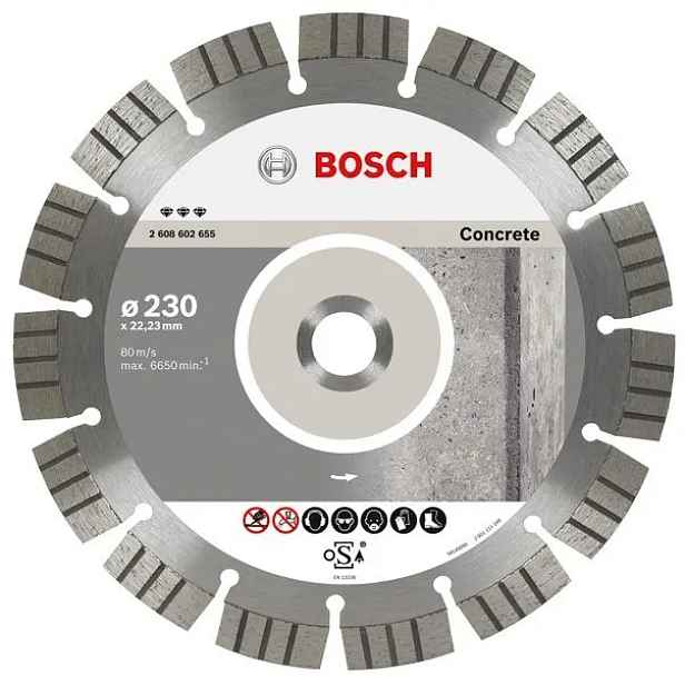 Bosch Diamantový Kotouč 230x22 Seg Concrete B2608602655