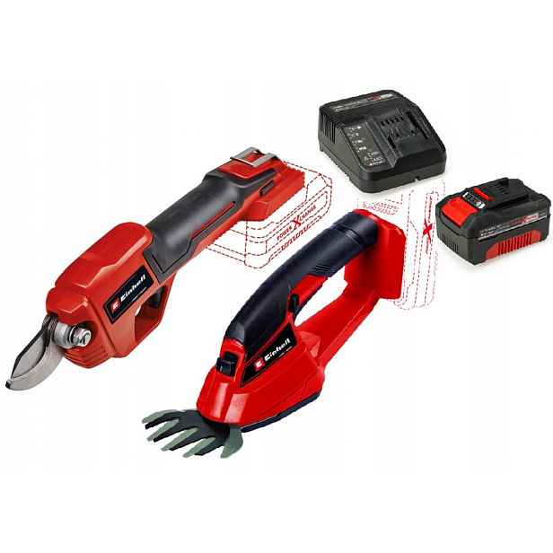 Einhell Sada Elektrického Nářadí Pro Zahradu 4AH 18V Nůžky A Další