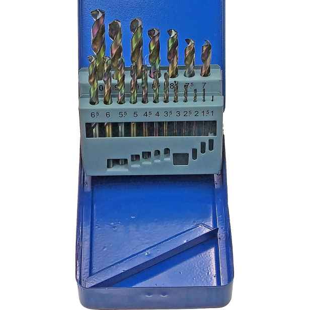 Kobaltové Vrtáky, 1-10 MM, 19 Ks Con E.5253