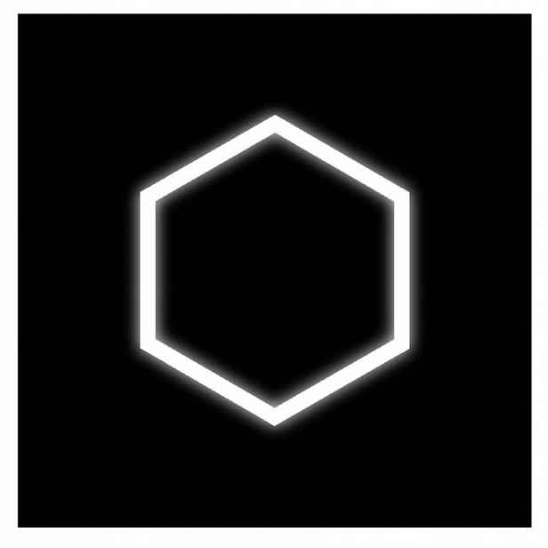 Sada bílých Led lamp 1 Hexagon 42W 6500K 230V Ac moderní osvětlení