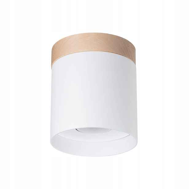 Sollux Lighting skandinávský stropní bod Rif bílý 1xGU10 10W Ø12 cm