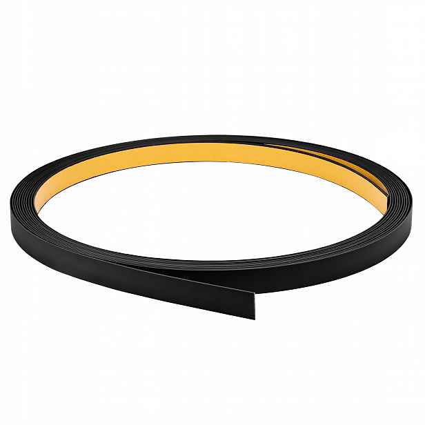 Tvrdý Pvc plátek s černým lepidlem 10 m, 40 mm