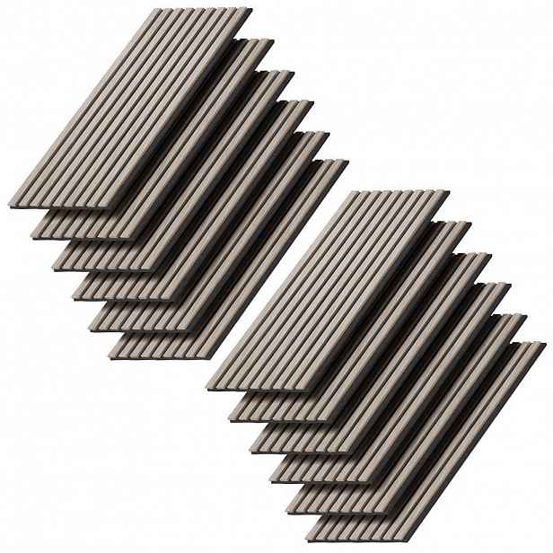 Vicco AKUSTICKÝ PANEL Sonoa, Hnědá, 12 kusů