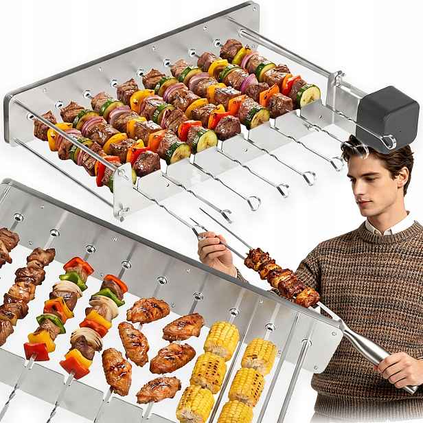 Barbecue Elektrický Stolní Gril Automatický, Přenosný Pro Kempování