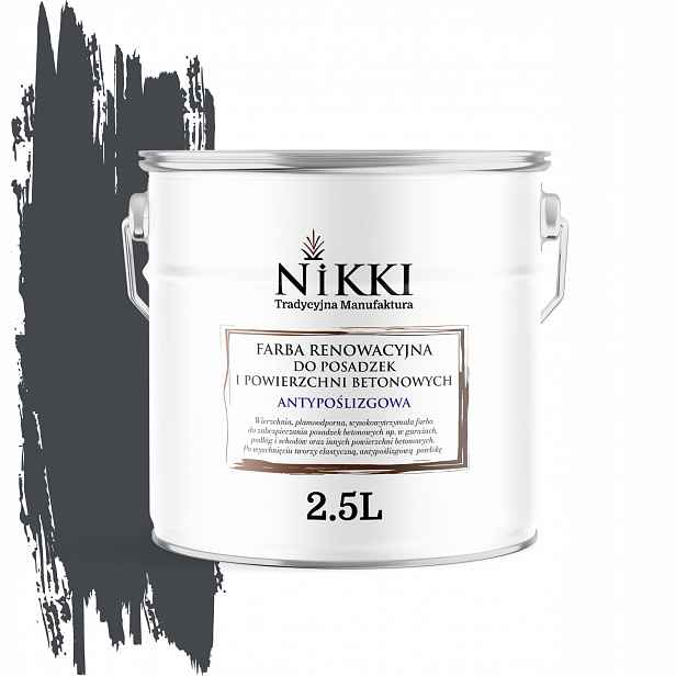 Barva Barva Na Podlahy Protiskluzová Uv Grafitová Ral 7024 Matná 2,5L