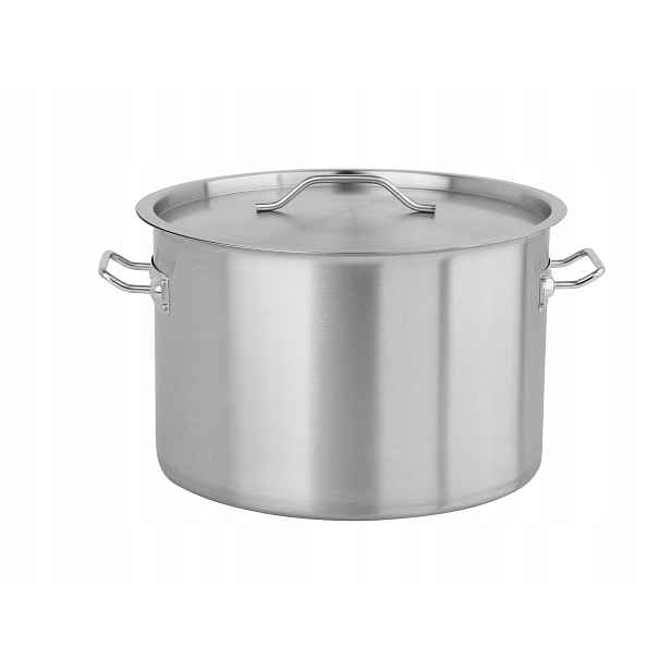 Profesionální Velký Hrnec Na Indukci S Poklicí 24L Inox Yato