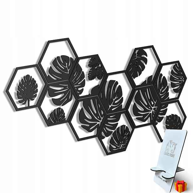 Dřevěný 3D obraz Panely Montéru v Loftu Dekorace Puzzle Dárek XL