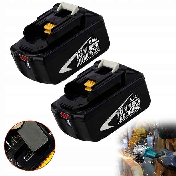 Náhradní Akumulátor Baterie 18V/21V 5AH Pro Makita BL1850B Nabíječka