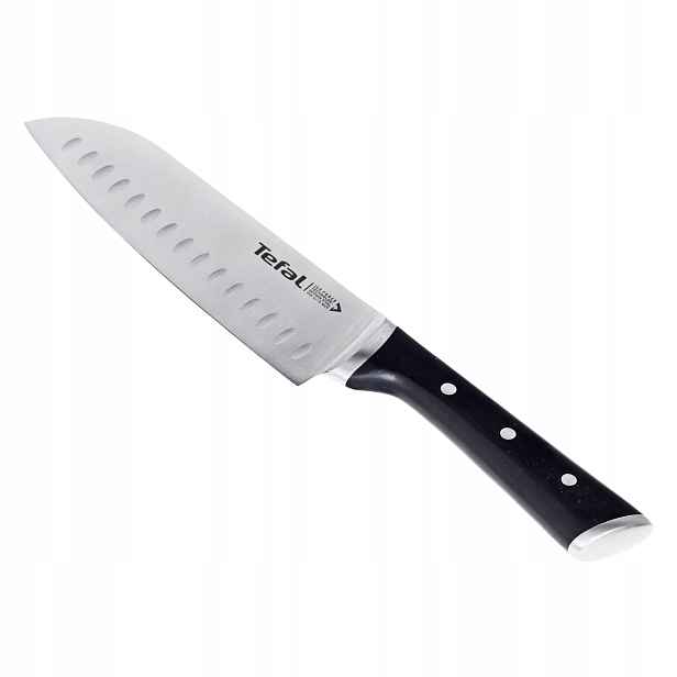 Nůž šéfa Santoku Tefal Ice Force 18 cm nerezová ocel