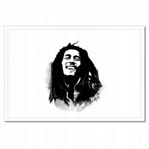 Plakáty v rámu 60x40 Bob Marley