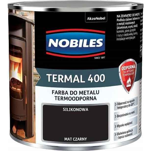 Barva barva Nobiles Termal 400 černá 0,2L
