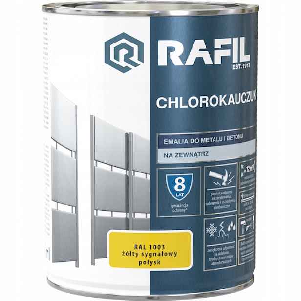 Chlorkaučuk Žlutý Signální Lesk Ral 1003 5L Rafil