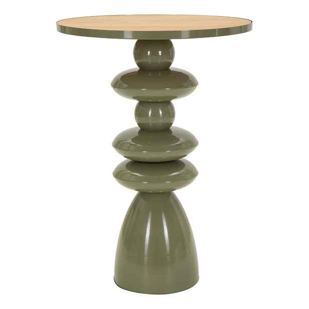 Kovový kulatý odkládací stolek ø 45,5 cm Metal Console – Mauro Ferretti