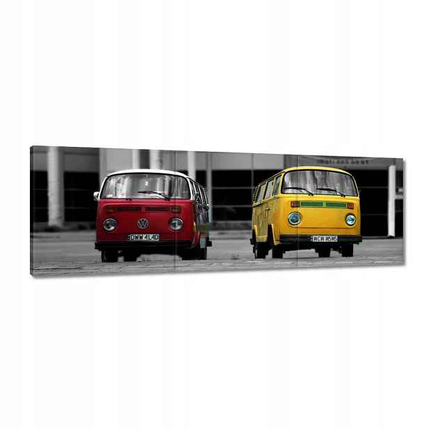 Obrazy 150x50 Červená a žlutá Vw