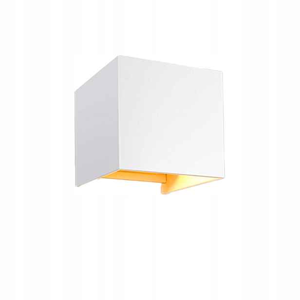 Bílá Nástěnná Led Lampa Moderní Kreativní 20W Teplá bílá