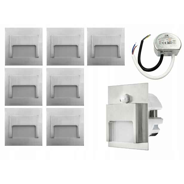 Sada schodišťových světel Halogen Led 8x senzor