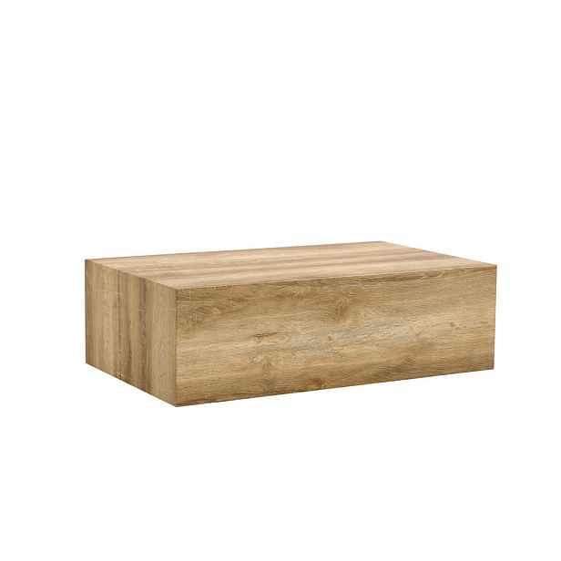 EVRYAE KONFERENČNÍ STOLEK Sklo, MDF, mramorový vzhled, minimalistický design, stabilní, kamenný vzhled 90/50/30 cm