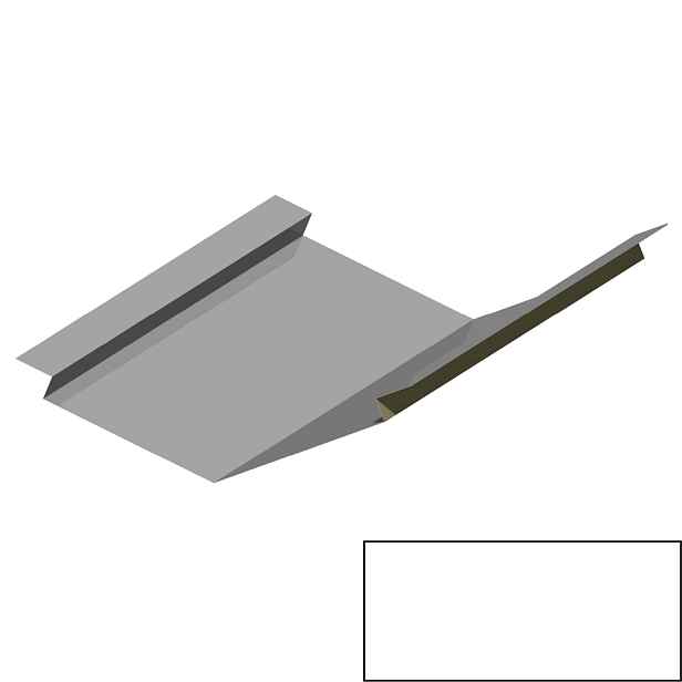 Úžlabí RS625Z-135-30 SP 25 RAL 9010 bílá