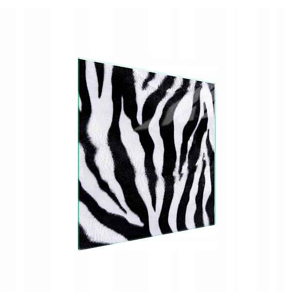 7v1 skleněná ochranná deska na sporák 50x52 Zebra