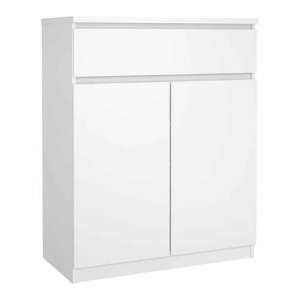 Bílá komoda 80x100x40 cm Naia – Tvilum