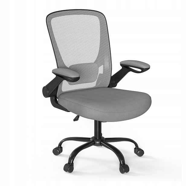 Ergonomické kancelářské křeslo s funkcí houpání a područkami
