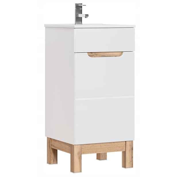 Szafka pod umywalkę 40 cm Bali White