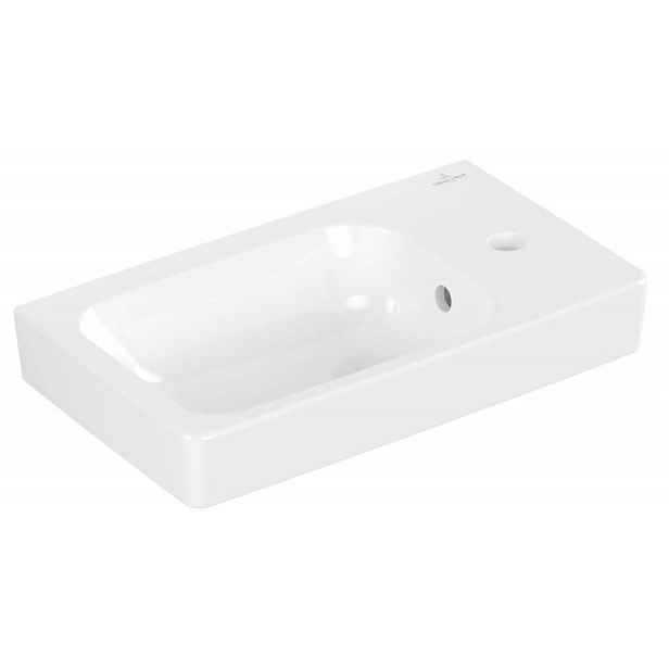 Villeroy & Boch Architectura - Umývátko 48x28 cm, s přepadem, otvor pro baterii vpravo, alpská bílá 43864801