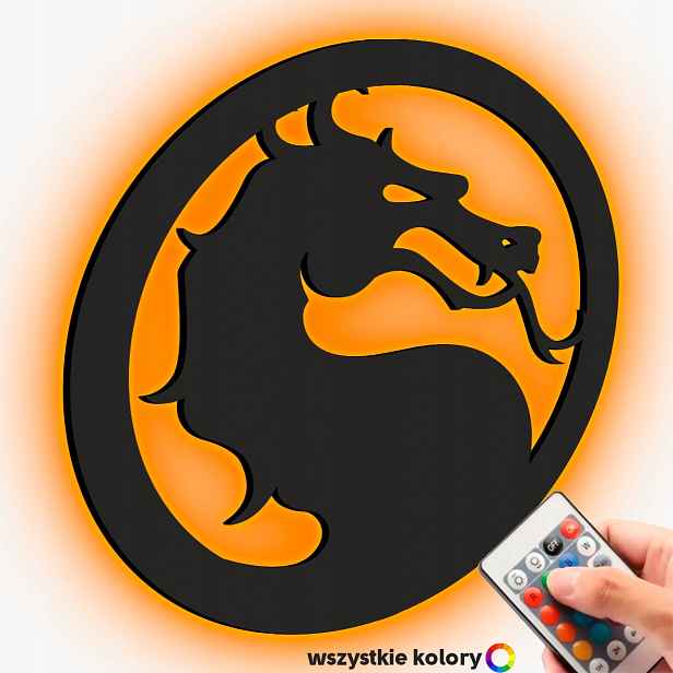 Mortal Kombat Dřevěný obraz Dekorace interiéru