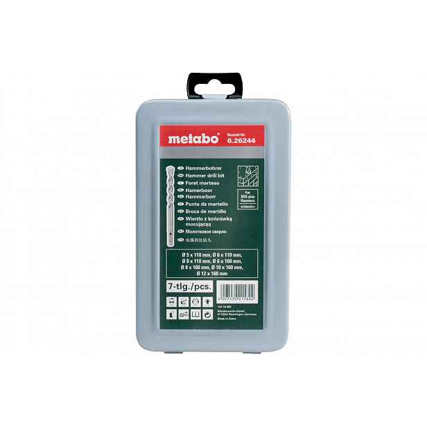 Metabo - 7dílná sada vrtáků SDS Plus 626244000