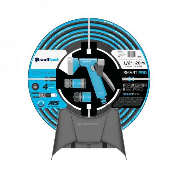 Zavlažovací Sada Smart Pro Ats 1/2'' 20 M Věšák Na Hadice 13-495 Cellfast