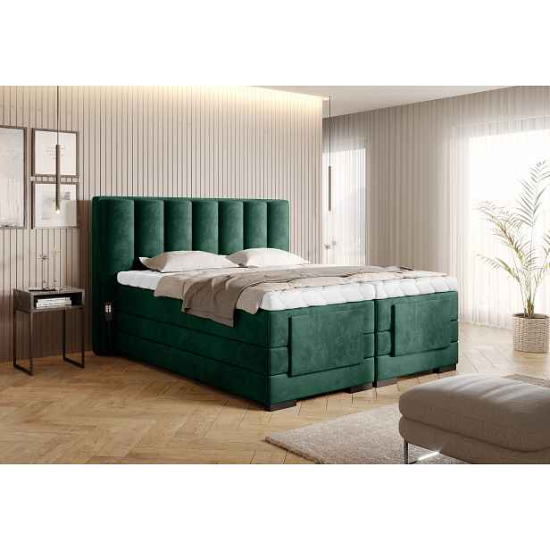 Boxspring Veros Rozměr: 160 x 200 cm, látka: Nube 35