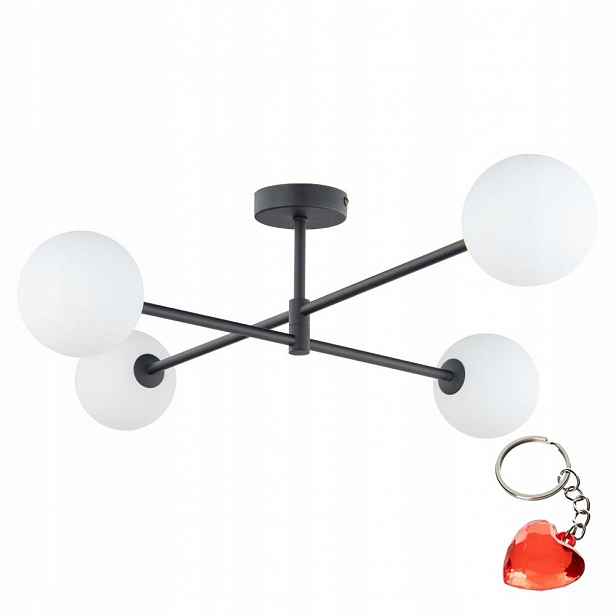 Závěsné Stropní Svítidlo Stropní Svítidlo Lustr Černá 4xG9 Moderní Tk Lighting