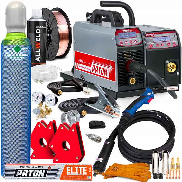 Svařovací Stroj Migomat Paton Psi 200 Pro Mig Mag Mma Tig 200A 230V Igbt Puls 3V1